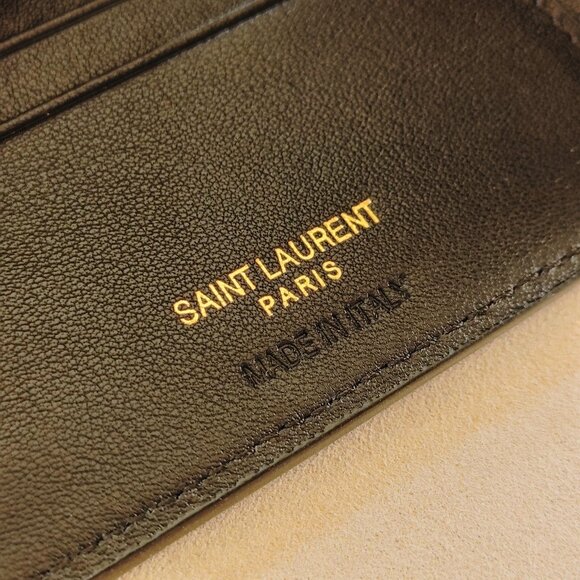 Saint Laurent Crocodile-Embossed Leather Bi-fold Wallet (New) - Picture 8 of 12